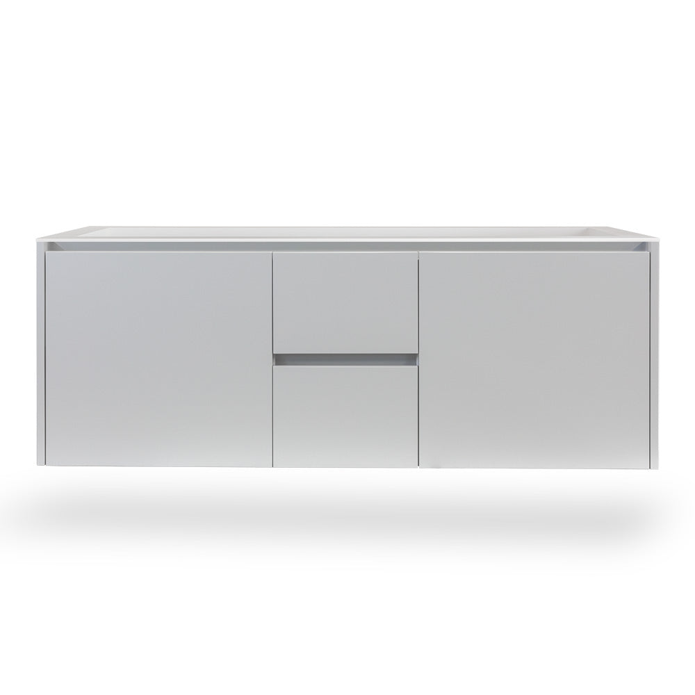 Lacava Kubista 60" Wall-Mount Under Counter Vanity