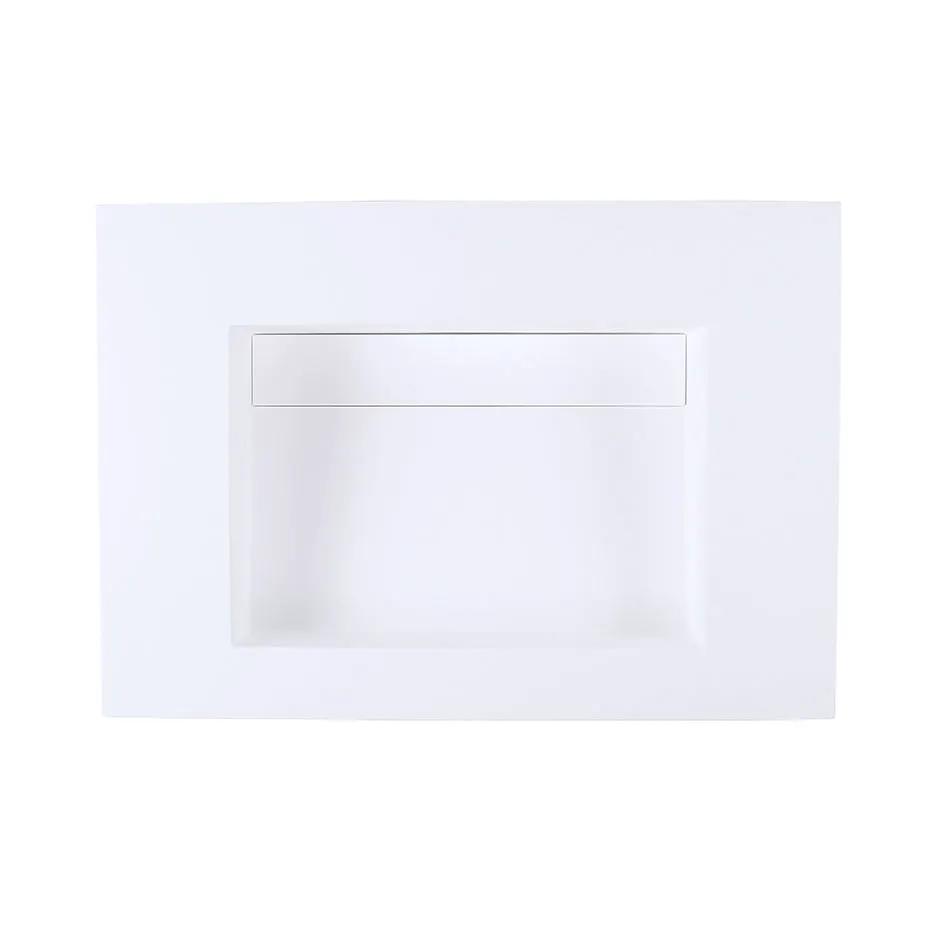 matte white sink
