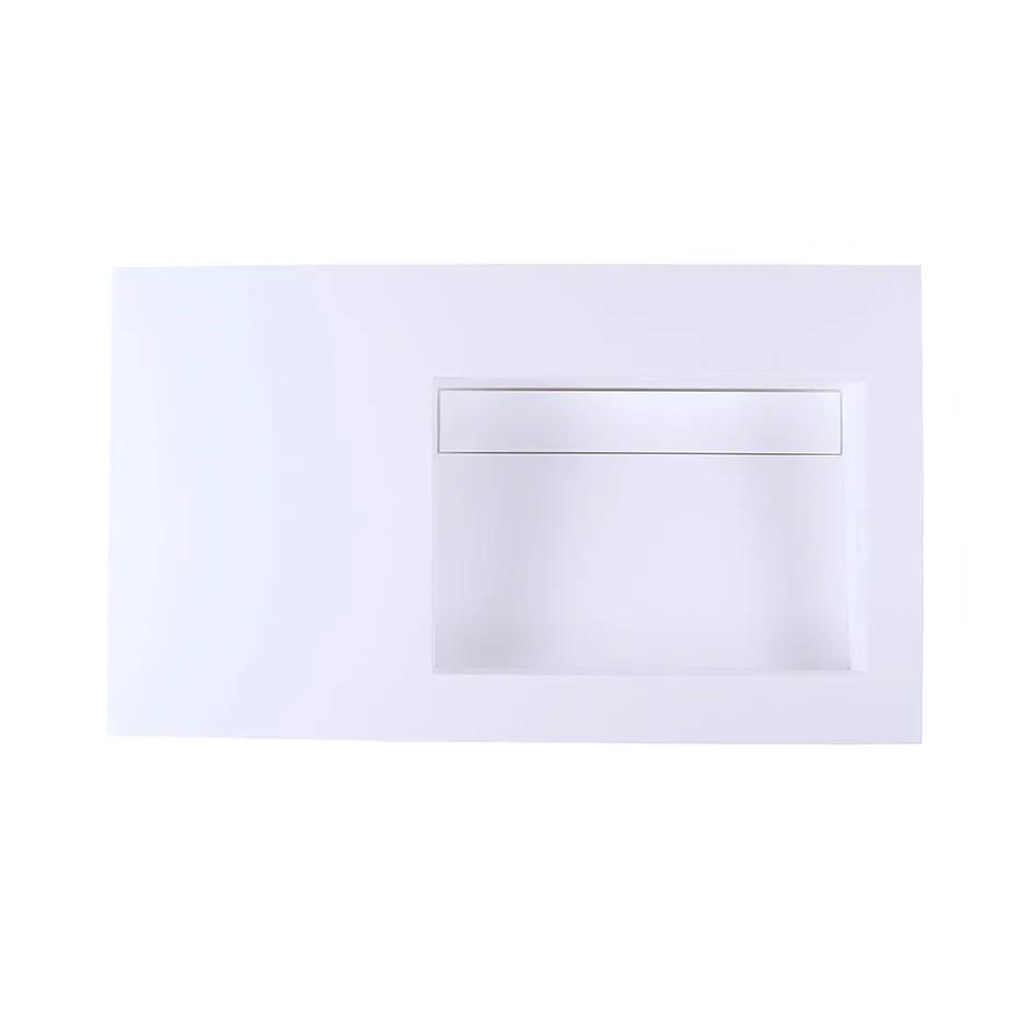 matte white sink