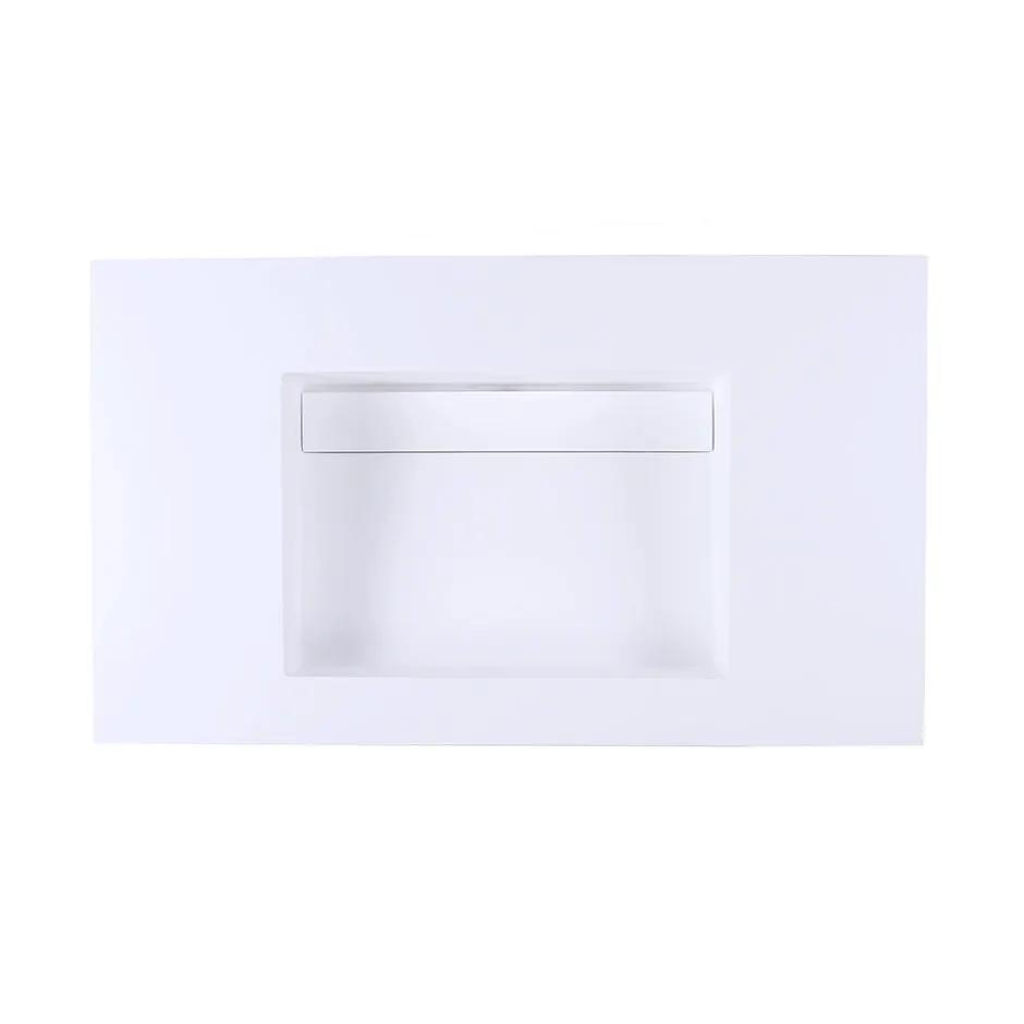 matte white sink