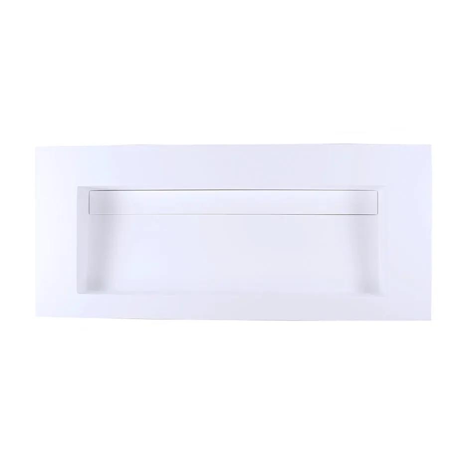 matte white sink