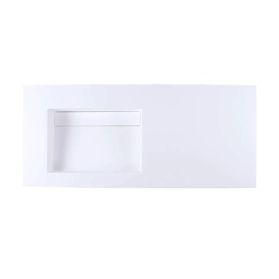 matte white sink