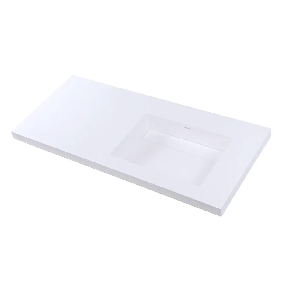 matte white sink