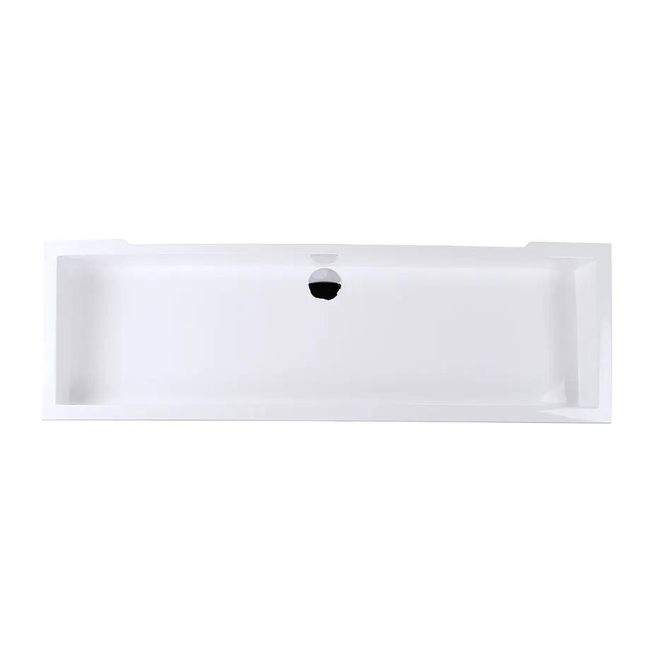 matte white sink