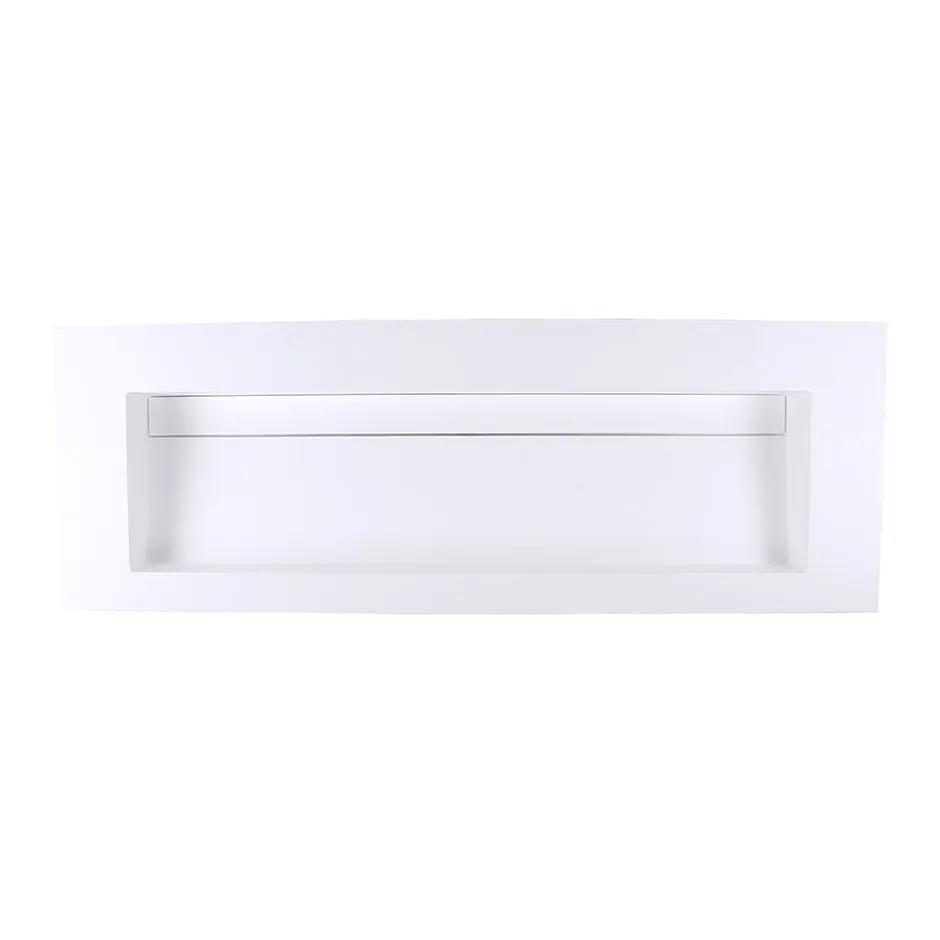 matte white sink