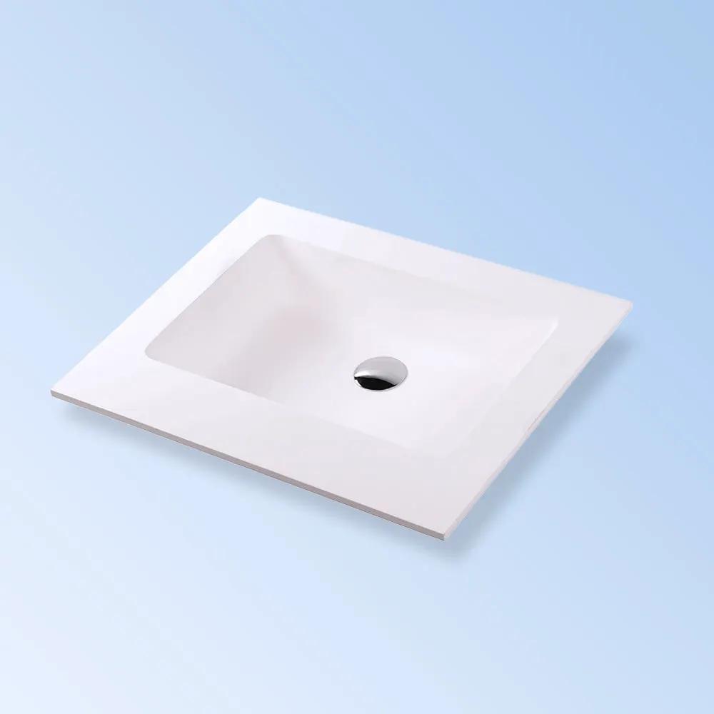 matte white sink