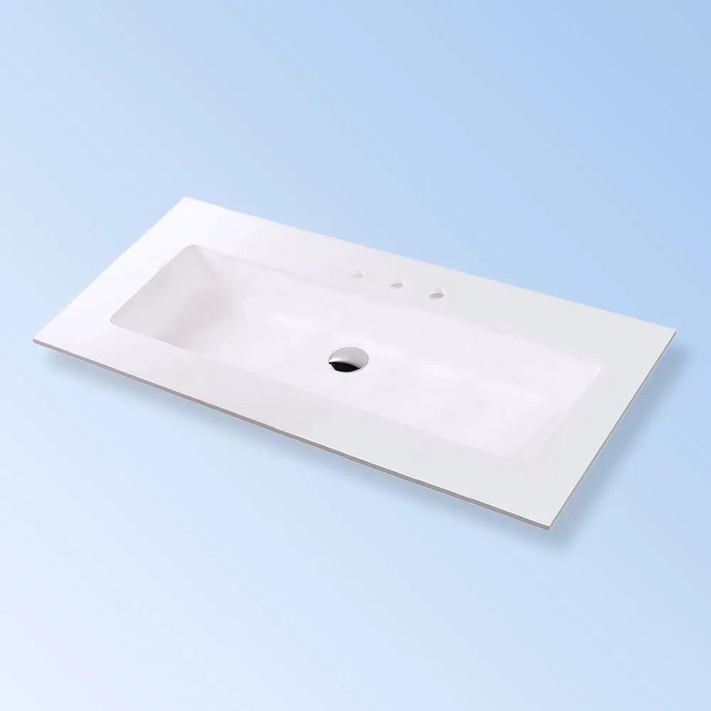 matte white sink