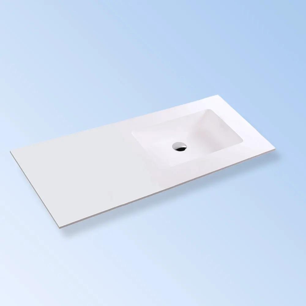 matte white sink
