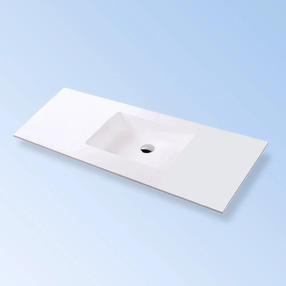 matte white sink