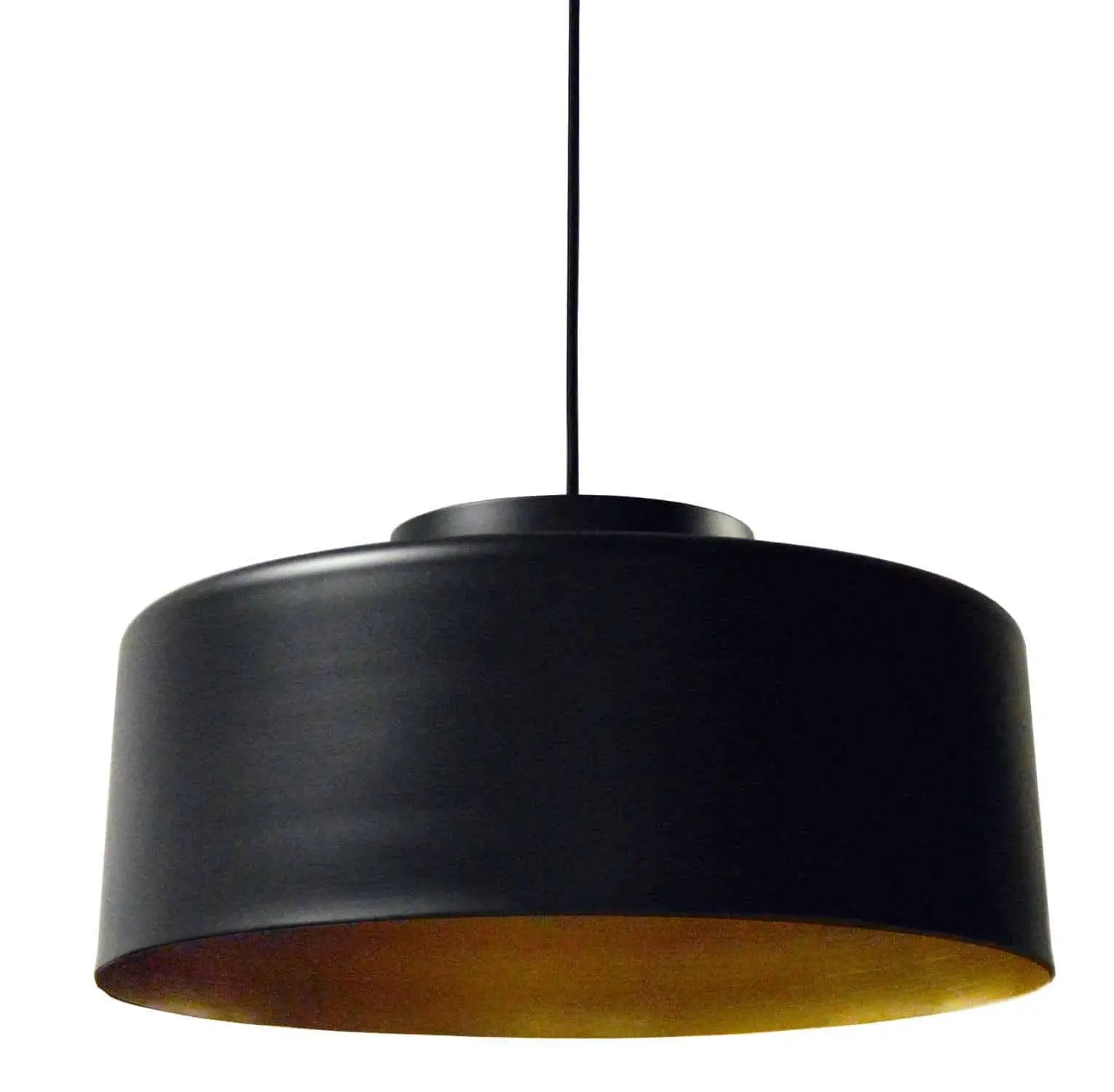 black and gold pendants