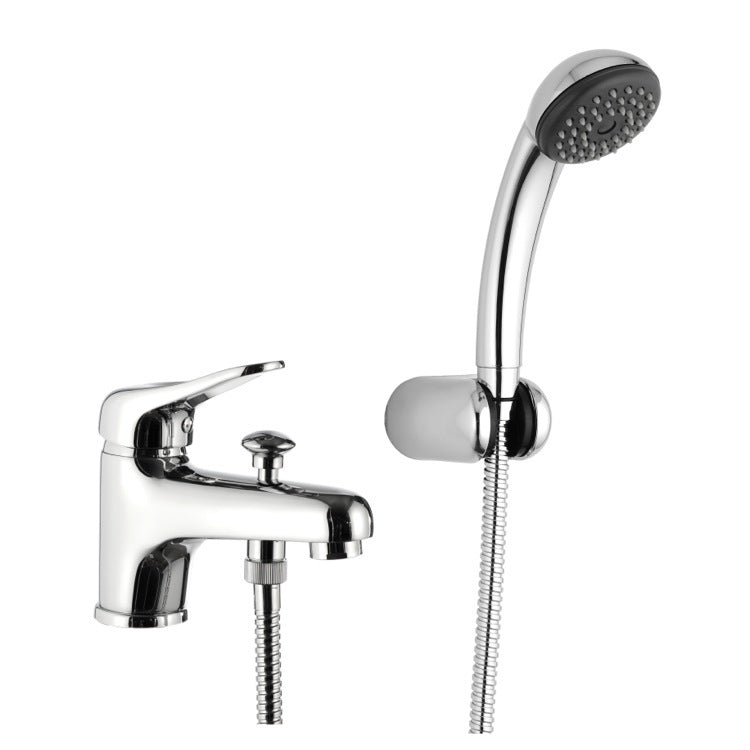 chrome tub filler