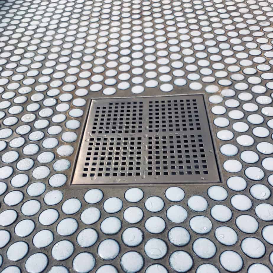 satin center drain