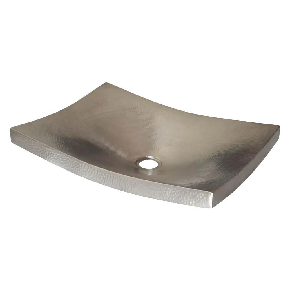 Native Trails Kohani 20" Hand-Hammered Curved Copper Vessel Bathroom Sink by Native Trails
