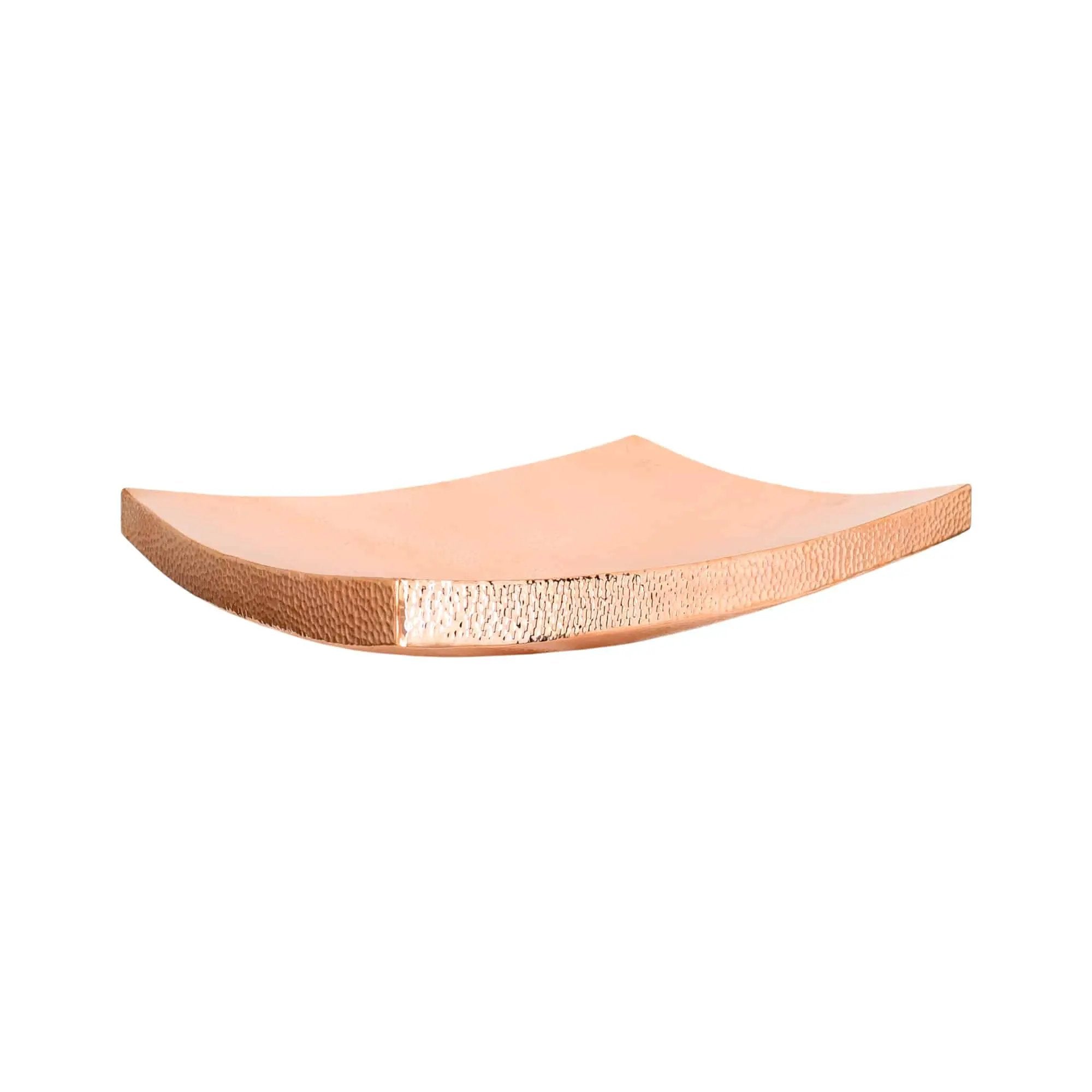 Native Trails Kohani 20" Hand-Hammered Curved Copper Vessel Bathroom Sink by Native Trails