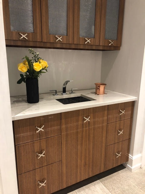 polished nickel knob