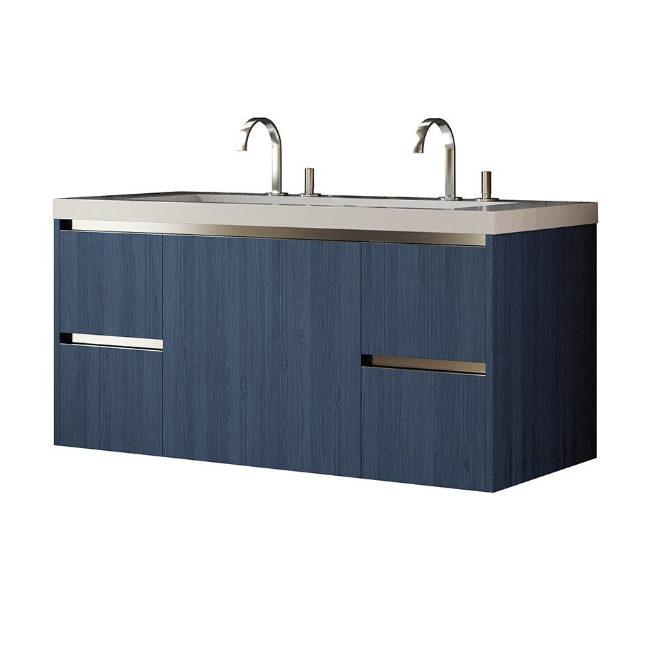 Lacava Kubista 48" Wall-Mount Under Counter Vanity by Lacava