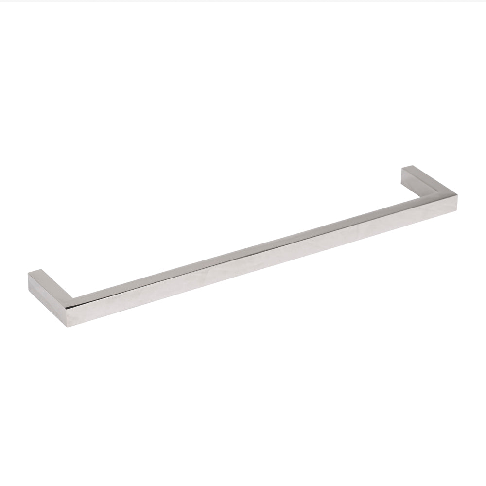 polished chrome towel bar
