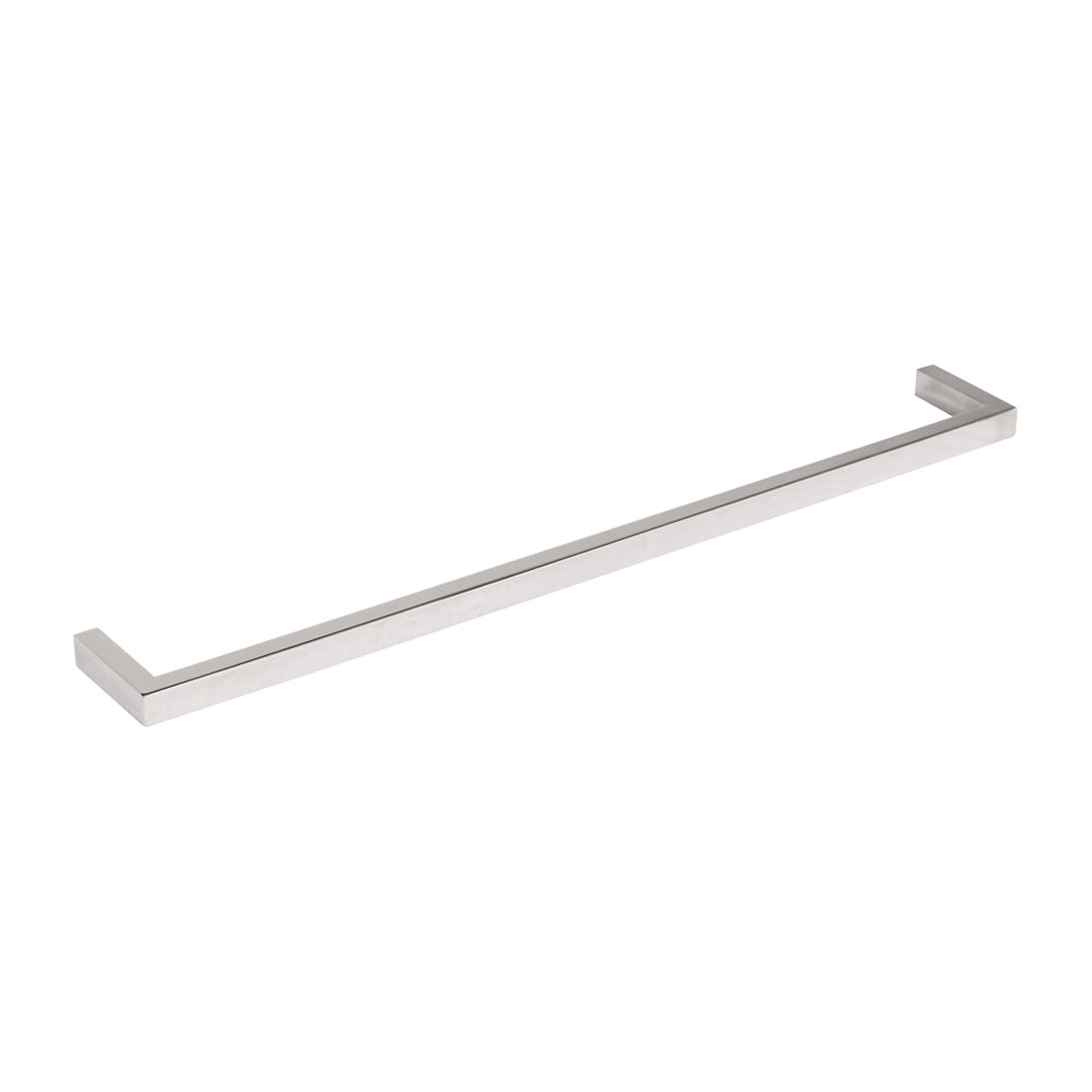 polished chrome towel bar