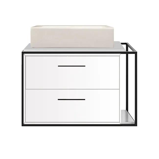 Lacava Linea 24" Wall Mount Under Counter Vanity - Left by Lacava
