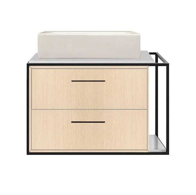 Lacava Linea 24" Wall Mount Under Counter Vanity - Left by Lacava