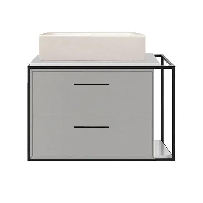 Lacava Linea 24" Wall Mount Under Counter Vanity - Left by Lacava