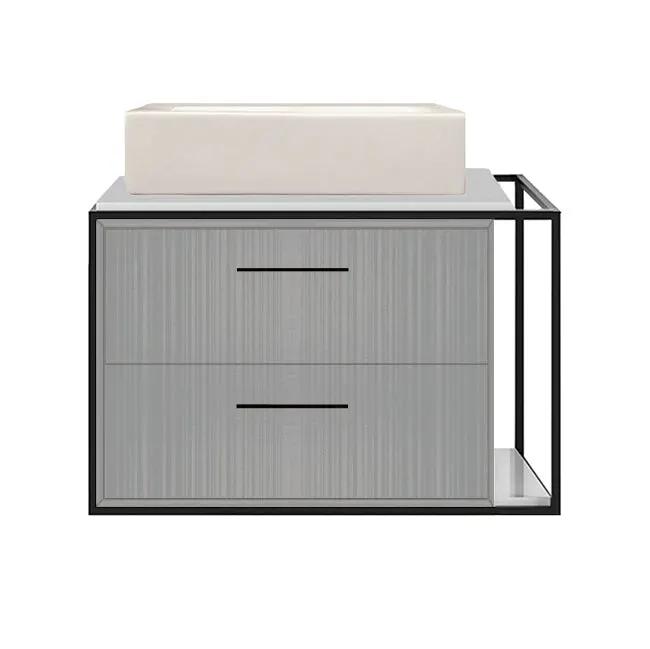 Lacava Linea 24" Wall Mount Under Counter Vanity - Left by Lacava