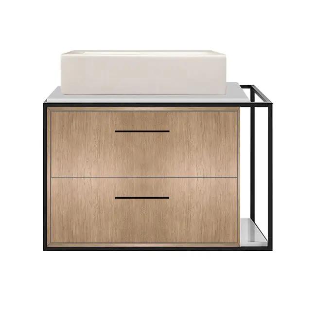 Lacava Linea 24" Wall Mount Under Counter Vanity - Left by Lacava