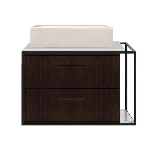 Lacava Linea 24" Wall Mount Under Counter Vanity - Left by Lacava