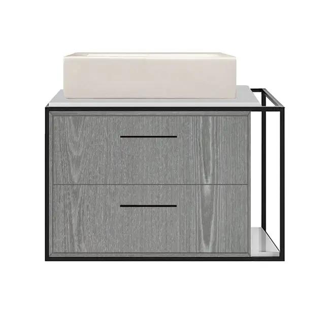 Lacava Linea 24" Wall Mount Under Counter Vanity - Left by Lacava