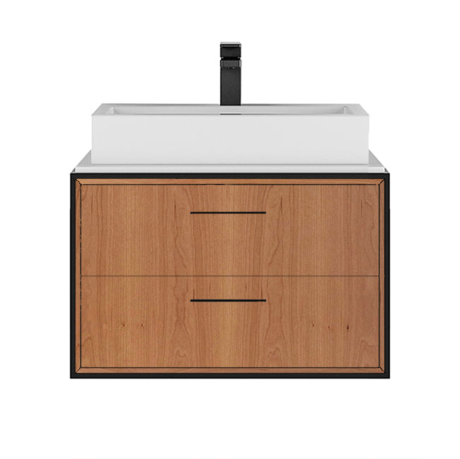 natural cherry vanity