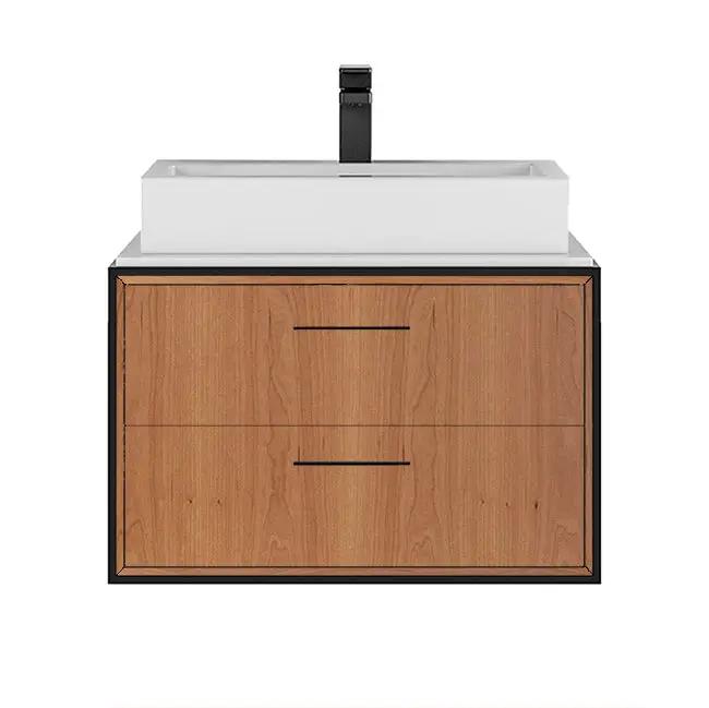 natural cherry vanity