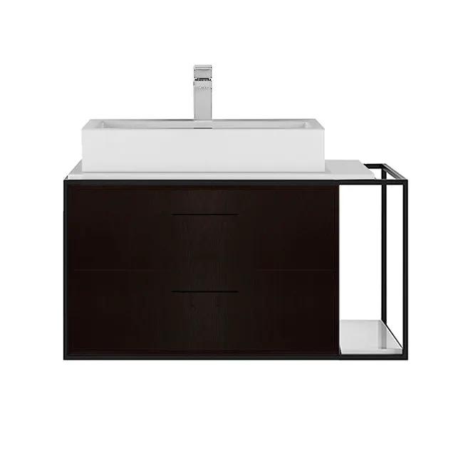 Lacava Linea 30" Wall Mount Under Counter Vanity - Left by Lacava