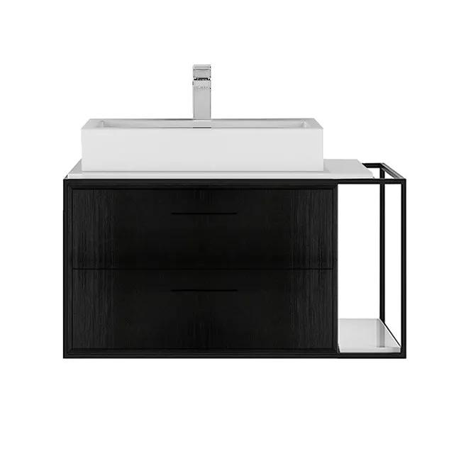 Lacava Linea 30" Wall Mount Under Counter Vanity - Left by Lacava