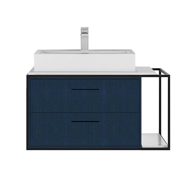Lacava Linea 30" Wall Mount Under Counter Vanity - Left by Lacava