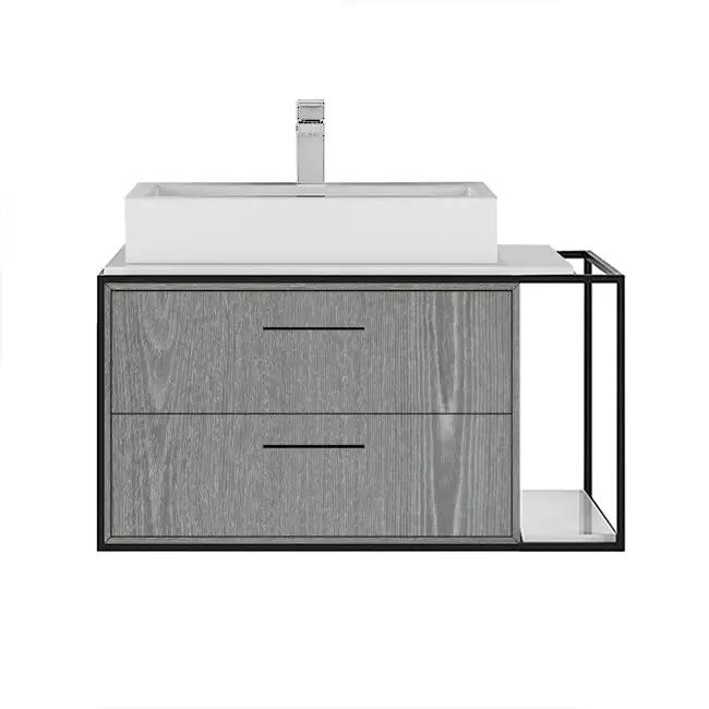 Lacava Linea 30" Wall Mount Under Counter Vanity - Left by Lacava