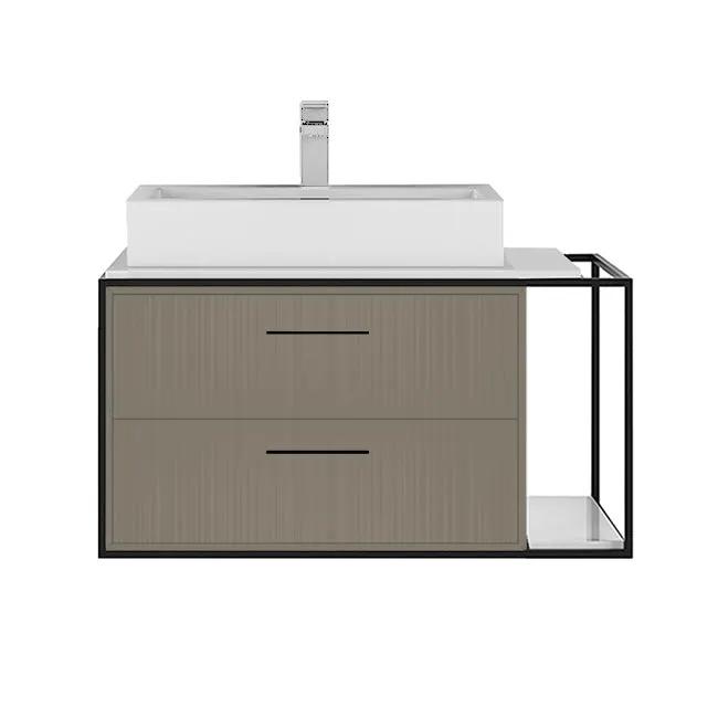 Lacava Linea 30" Wall Mount Under Counter Vanity - Left by Lacava