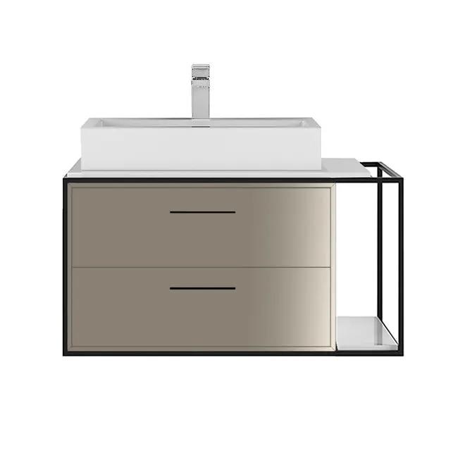 Lacava Linea 30" Wall Mount Under Counter Vanity - Left by Lacava