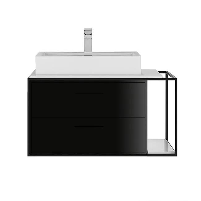 Lacava Linea 30" Wall Mount Under Counter Vanity - Left by Lacava