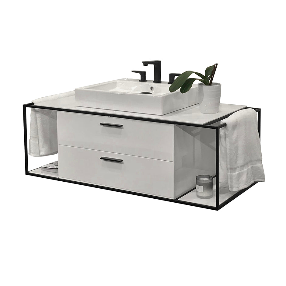 Lacava Linea 48" Wall Mount Under Counter Vanity by Lacava