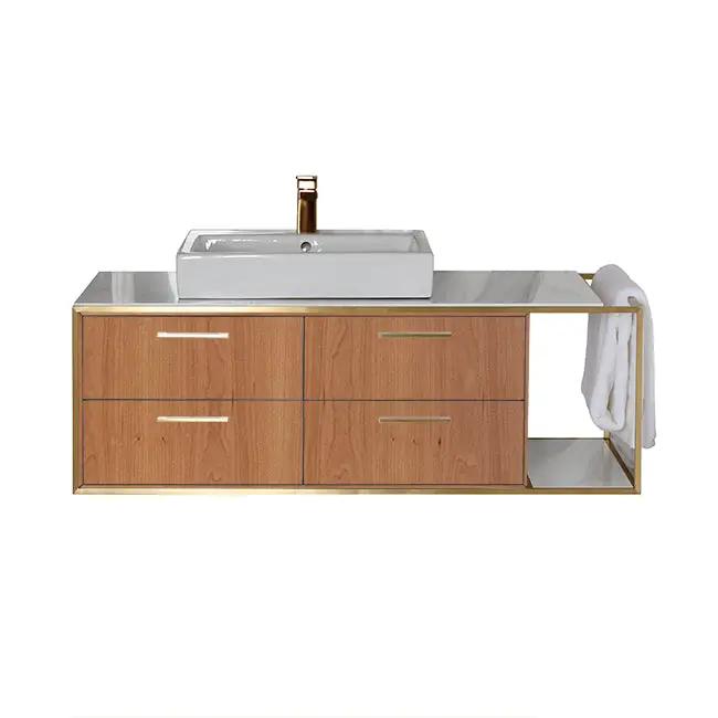 natural cherry vanity