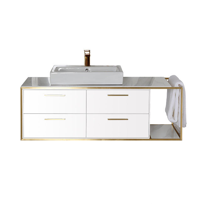 Lacava Linea 48" Wall Mount Under Counter Vanity - Left by Lacava