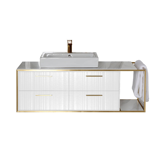 Lacava Linea 48" Wall Mount Under Counter Vanity - Left by Lacava