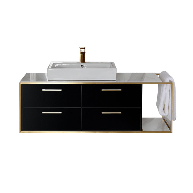 Lacava Linea 48" Wall Mount Under Counter Vanity - Left