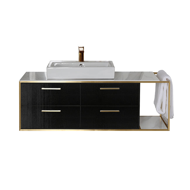 Lacava Linea 48" Wall Mount Under Counter Vanity - Left by Lacava