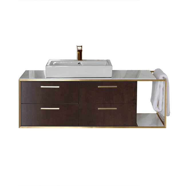 Lacava Linea 48" Wall Mount Under Counter Vanity - Left by Lacava