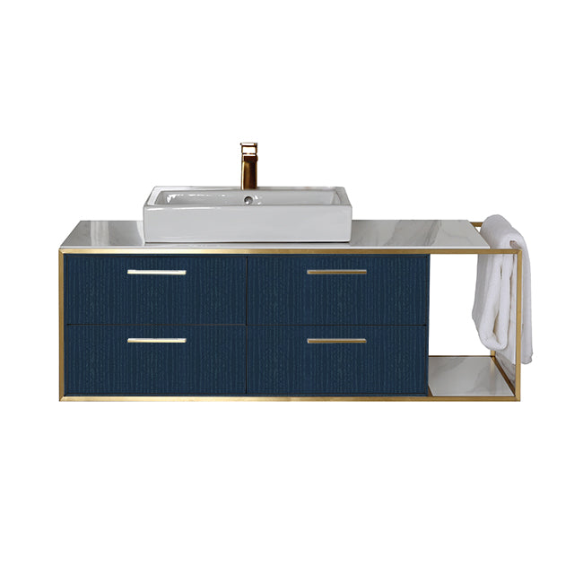 Lacava Linea 48" Wall Mount Under Counter Vanity - Left by Lacava