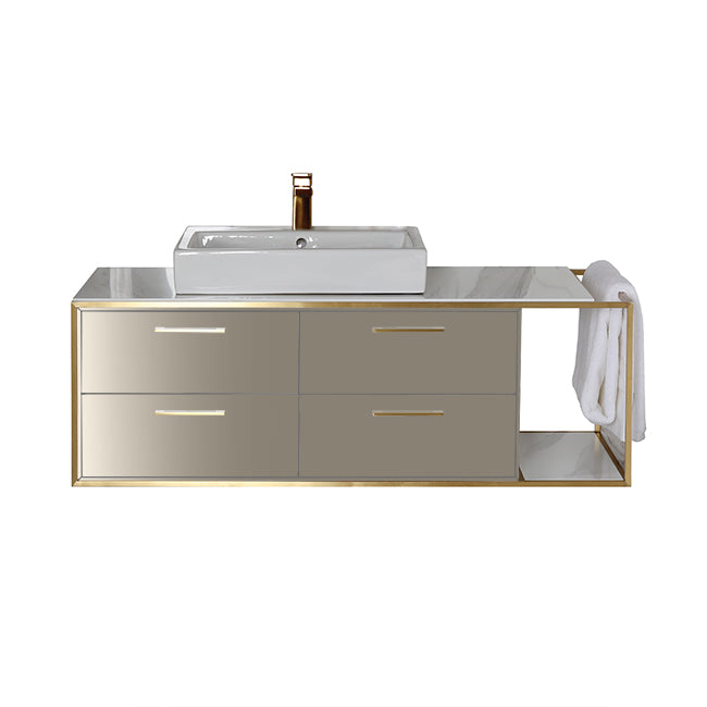 Lacava Linea 48" Wall Mount Under Counter Vanity - Left by Lacava
