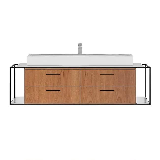 natural cherry vanity