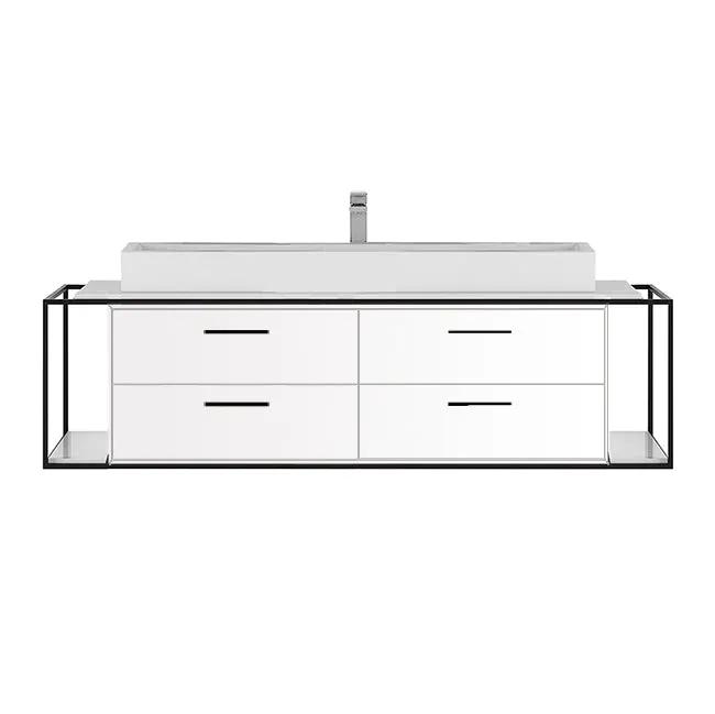 Lacava Linea 60" Wall Mount Under Counter Vanity by Lacava