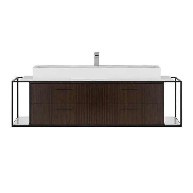Lacava Linea 60" Wall Mount Under Counter Vanity by Lacava